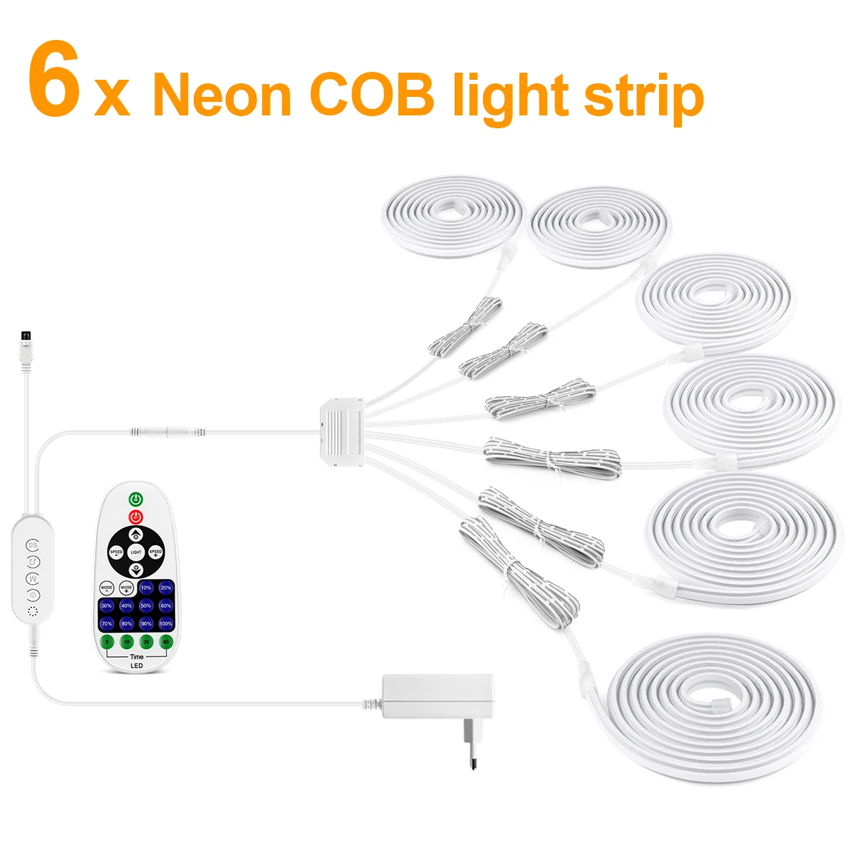 Bluetooth APP & RF Afstandsbediening Dimbare COB LED Neon Strip Licht Voor Akoestische Houten Lattenrooster TV Achtergrond Wandpaneel & Kast Decor