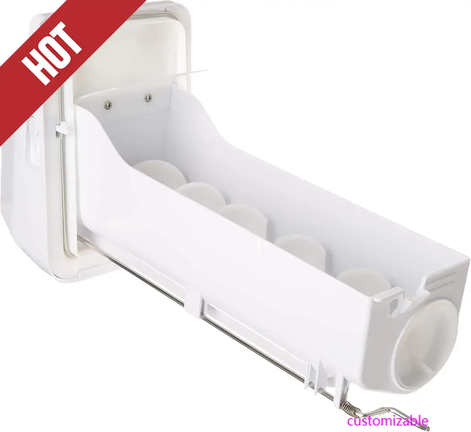 

ASSEMBLY TRAY-ICE BUCKET OEM Original Part White 24x12x6,customizable