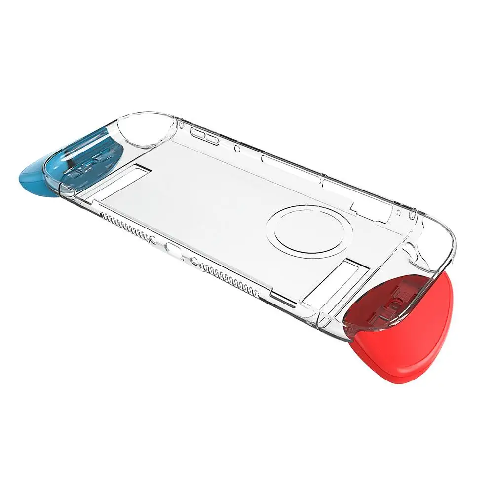 For Switch2 Host Split Crystal Transparent Shell NS 2 With Large Medium Small Grip Protective Shell PC Hard Cover Accessories