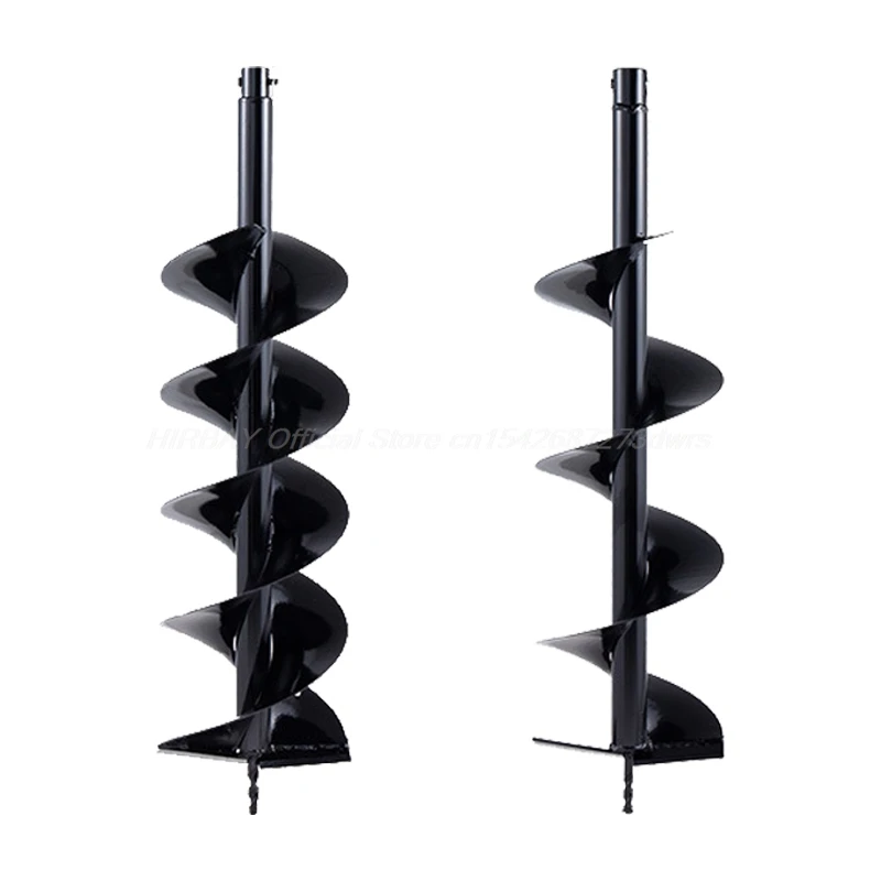 Manganese steel high strength ground drill bit double blade alloy small high power spiral digging machine drill bit