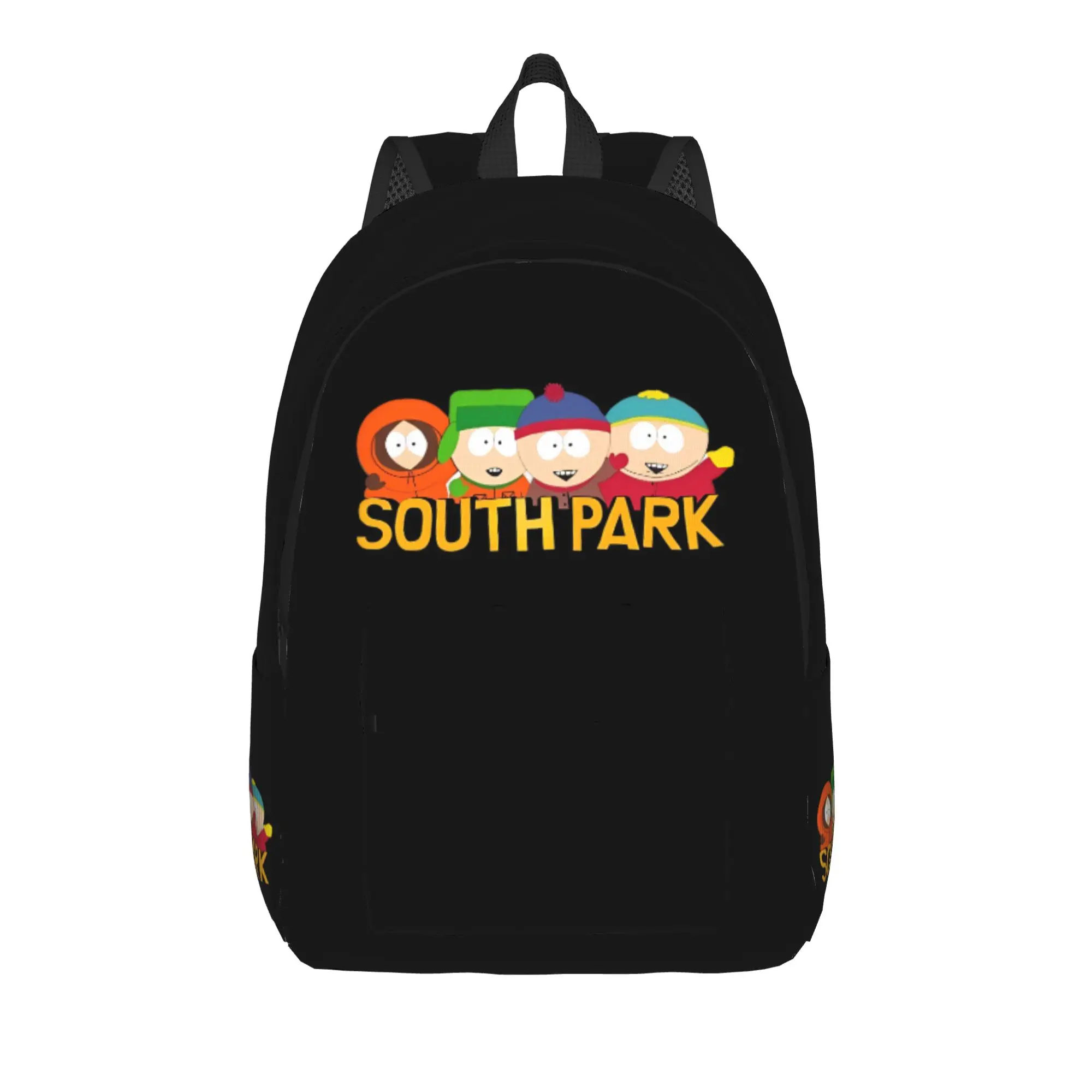 

Souths Parked Backpack for Men Women Fashion Student Work Daypack Laptop Computer Canvas Bags Sports