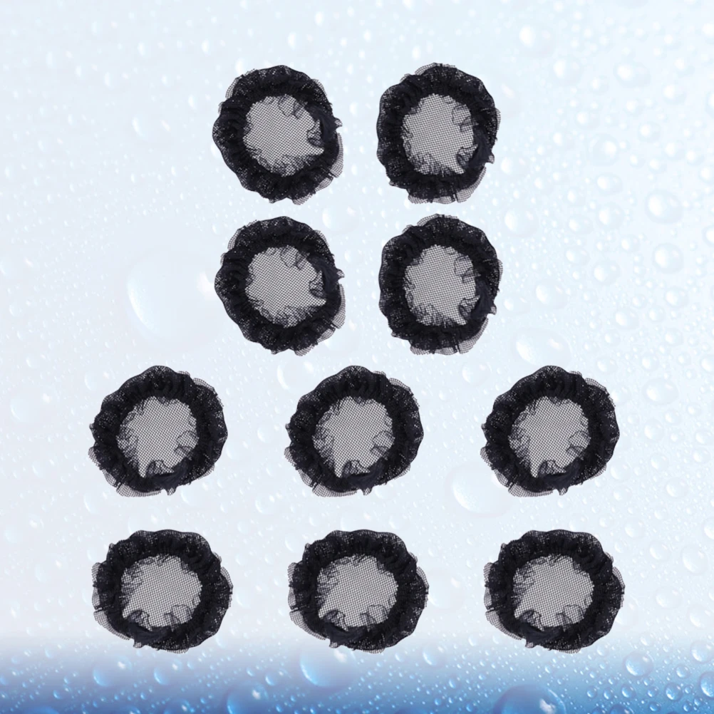 

10pcs Ballet Dance Hairnet Black Invisible Hair Bun Cover Women Headdress For Ballet Party Performance Hair Accessories