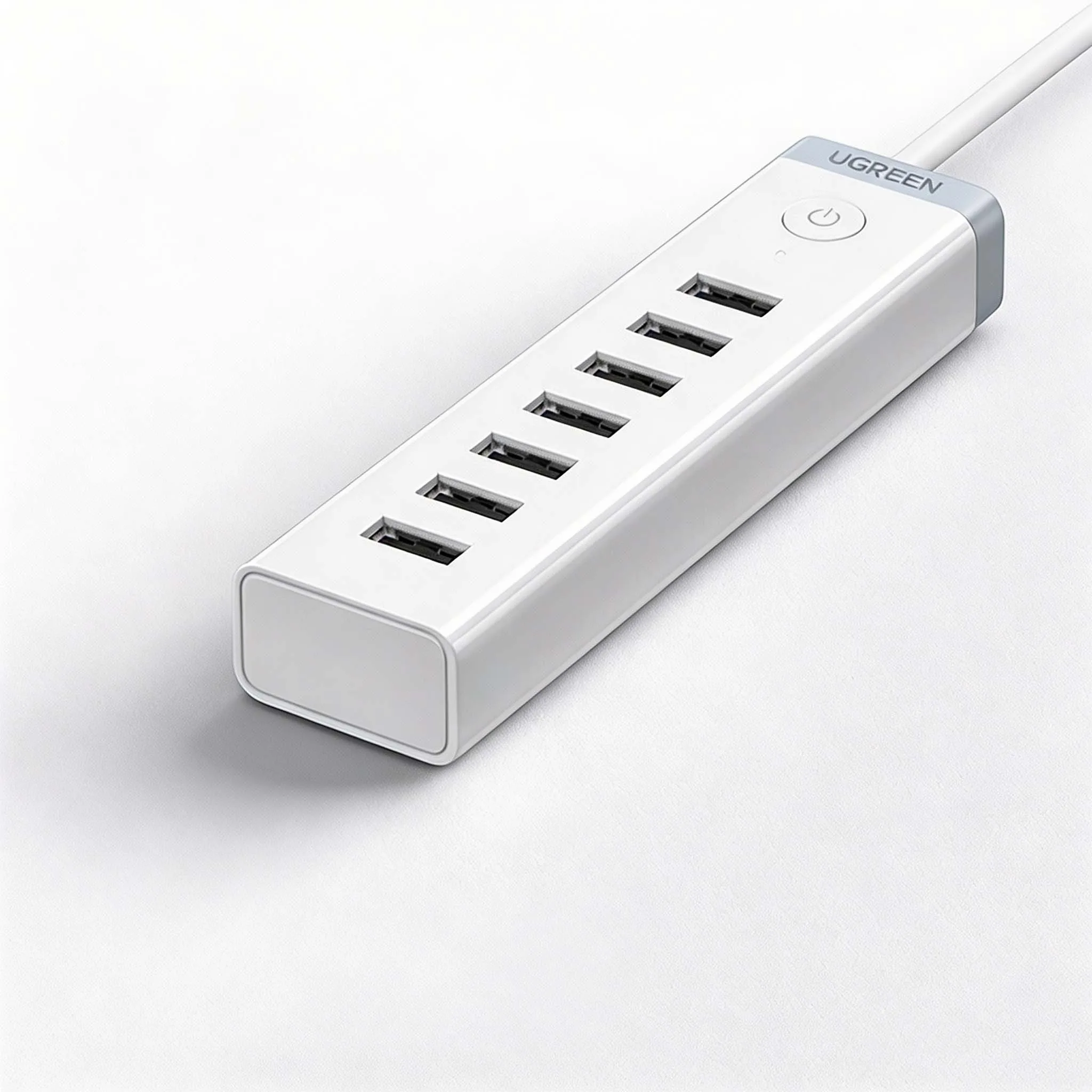 UGREEN 7 Port USB 3.0 Hub CM420 With DC 12V 2A Power Adapter USB Splitter Extension Dock for Laptop Desktop PC