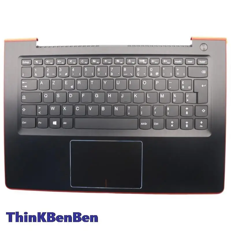 

FR French Black Keyboard Upper Case Palmrest Shell Cover For Lenovo Ideapad 310S 510S 14 14ISK 14IKB 14AST 5CB0L45024