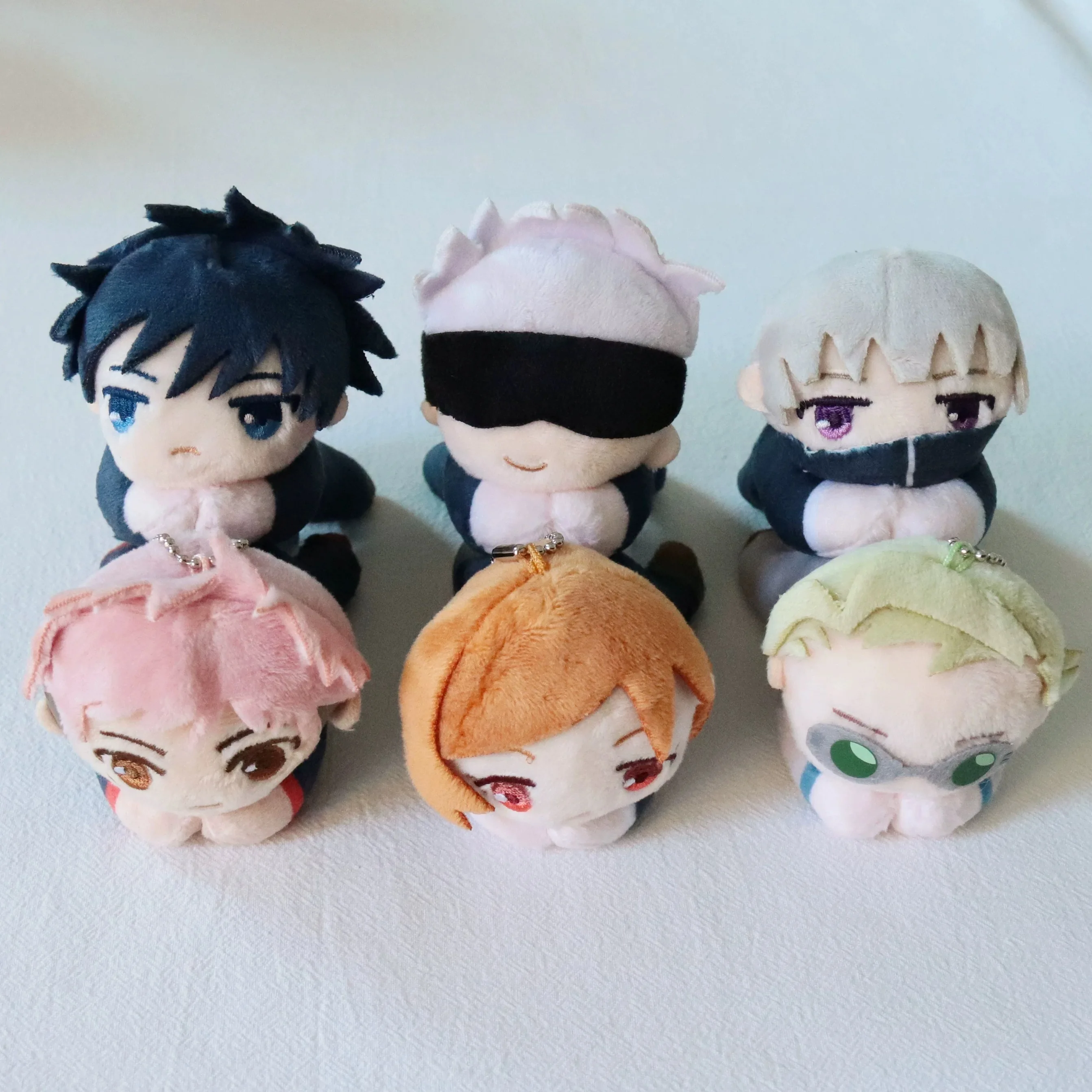 Anime Yuji Itador Megumi Fushiguro Zenin Mahito Goji Geto Plush Key Chains Kids Stuffed Toys Small Pendant For Children 9CM