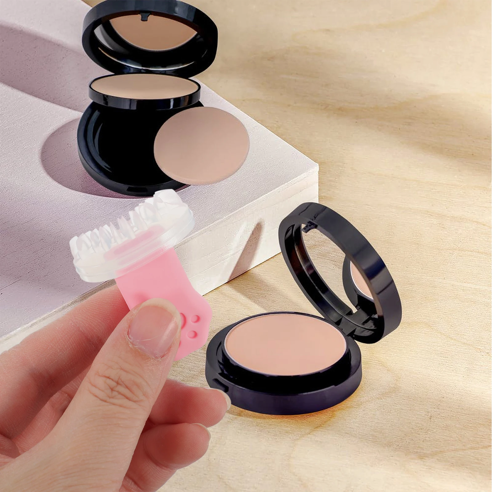 2 قطعة ختم رمش سيليكون قابلة لإعادة الاستخدام الاستنسل للنساء سهلة تطبيق العين ماكياج أداة لاش دليل الإستنسل للعيون ماكياج