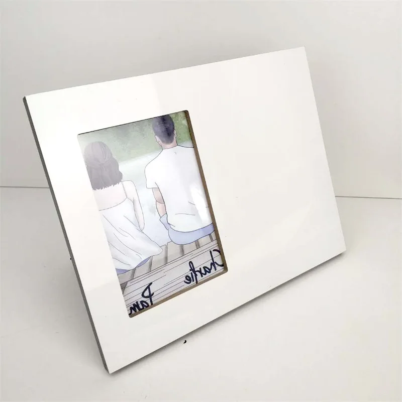 

Free Shipping 4 Pcs/Lot Sublimation Blank MDF Photo Album Picture Frame For Wedding/Family/Graduation/Party Decor Gifts