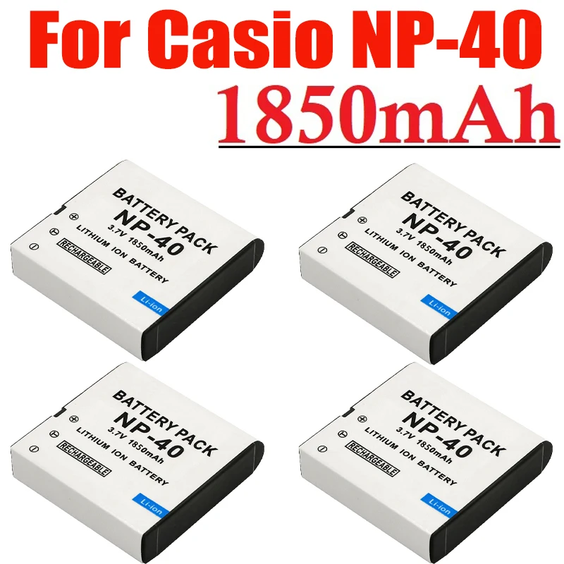 NP 40 Battery 1850mAh For BENQ DLI-102 FUJIFILM np-40 np-40N KODAK KLIC-7005 PENTAX D-LI8 D-Li85 SLB-0737 Batteries NP40N