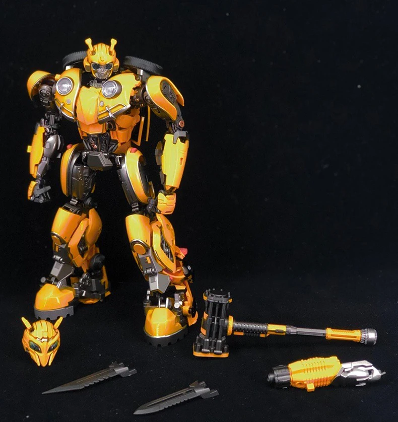 In Stock Transfation Toy Beetle Bumblebee CE01 Enlarged Alloy Version Bingfeng Handheld Hammer Action Figure Model Gift