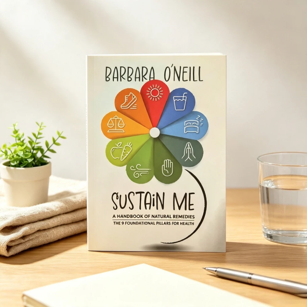 Barbara O'Neill's health book, natural conditioning ideas, staying away from radical methods, gently caring for the body