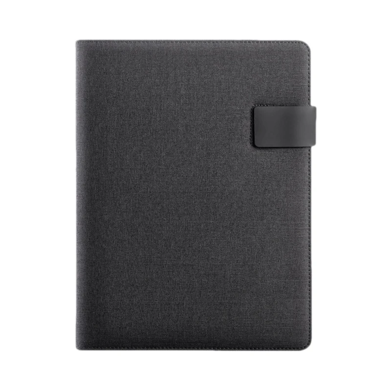 Vegan Leather Folder Business Binder Padfolio With Notebook For Businessman Or Interview