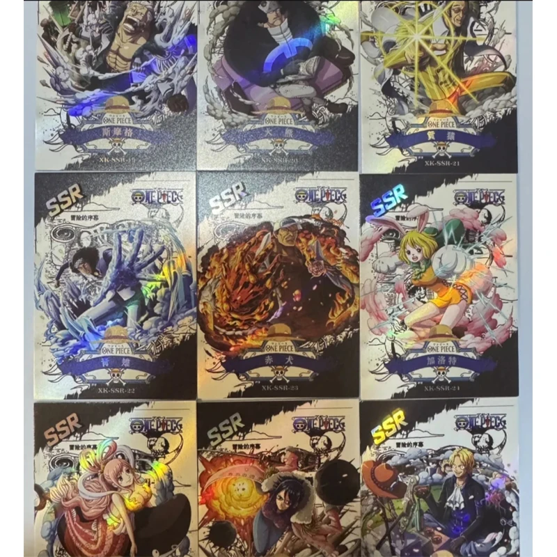 Japanese Anime One Piece Kalifa Vinsmoke Reiju Shirahoshi Boa-Hancock Collectible Cards Christmas Birthday Gifts Children's Toys