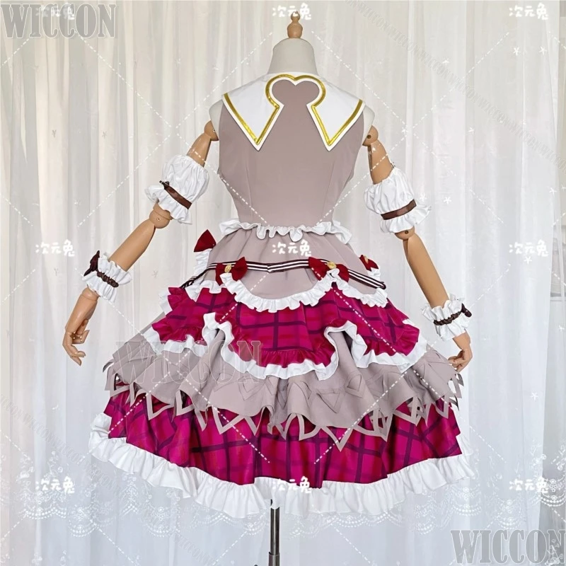 Project Sekai Otori Emu Cute Bow Girl Valentine's Day Cosplay Set Anime Outfit High Quality Sumire Custom Made kawaii lolita cos view 4