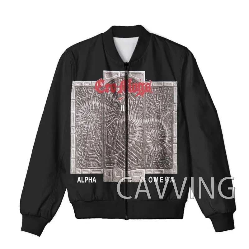 CAVVING 3D Printed  Cro-Mags Rock  Zipper Bomber Jackets Men Overcoat Mens Coat Zip Up Jackets for Women/Men