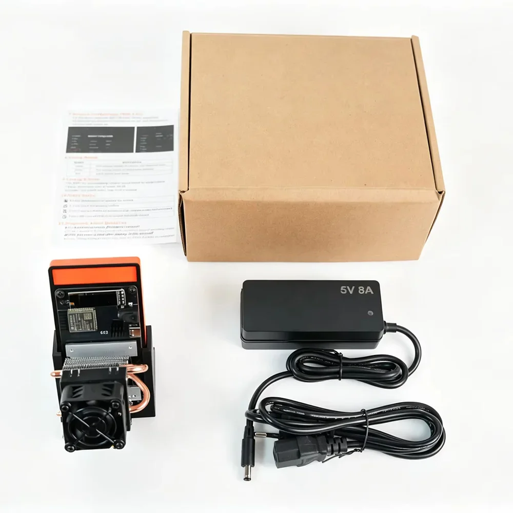 Minerfixes Bitaxe Gamma 602 Actualizado 1.7~1.8TH/s, Minerador de Bitcoin, SHA256 ASIC, 35W, Ultra Bajo Consumo, Silencioso, Máquina de Minería Individual