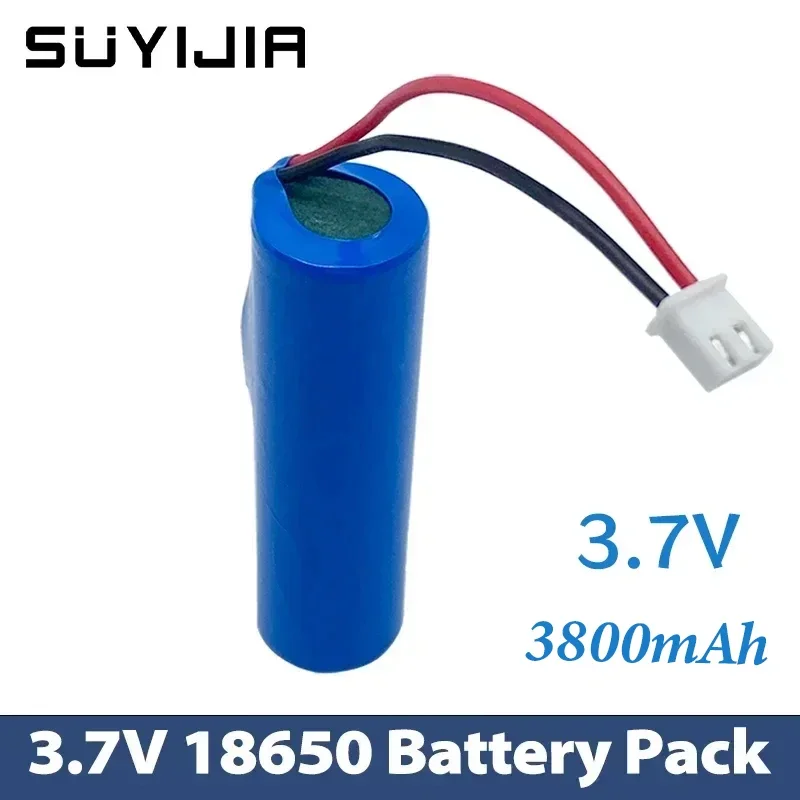 18650 Battery Rechargeable Li-ion Battery Pack 3.7V 1S1P-1S6P for LED Light Bluetooth Speaker Spare Replacement Original Battery