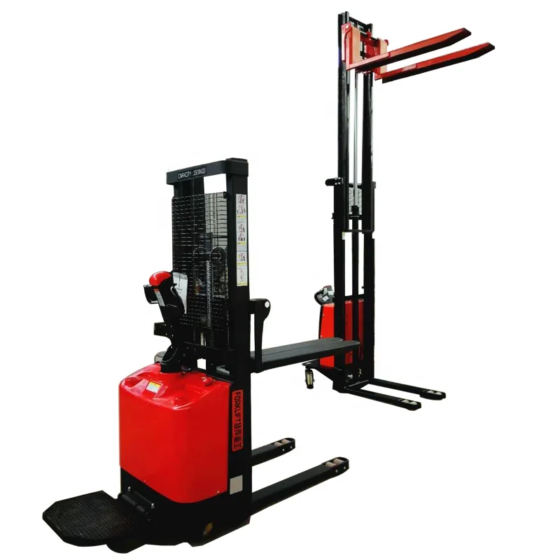 2T 3T 4m lifting height electric stacker lift electric forklift lift electric pallet stacker