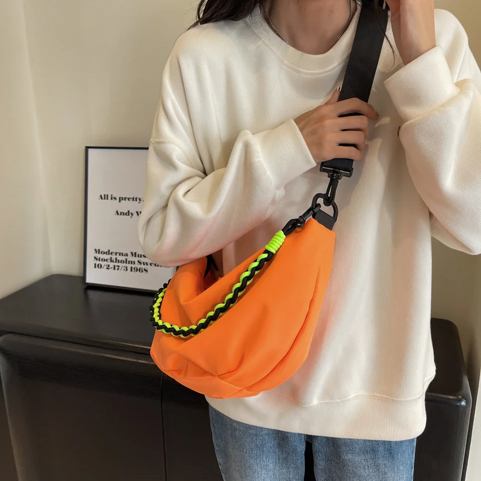 Waterproof Nylon Shoulder Bags New Luxury Handbags Travel Beach Fashion Top-handle Crossbody Bags For Women