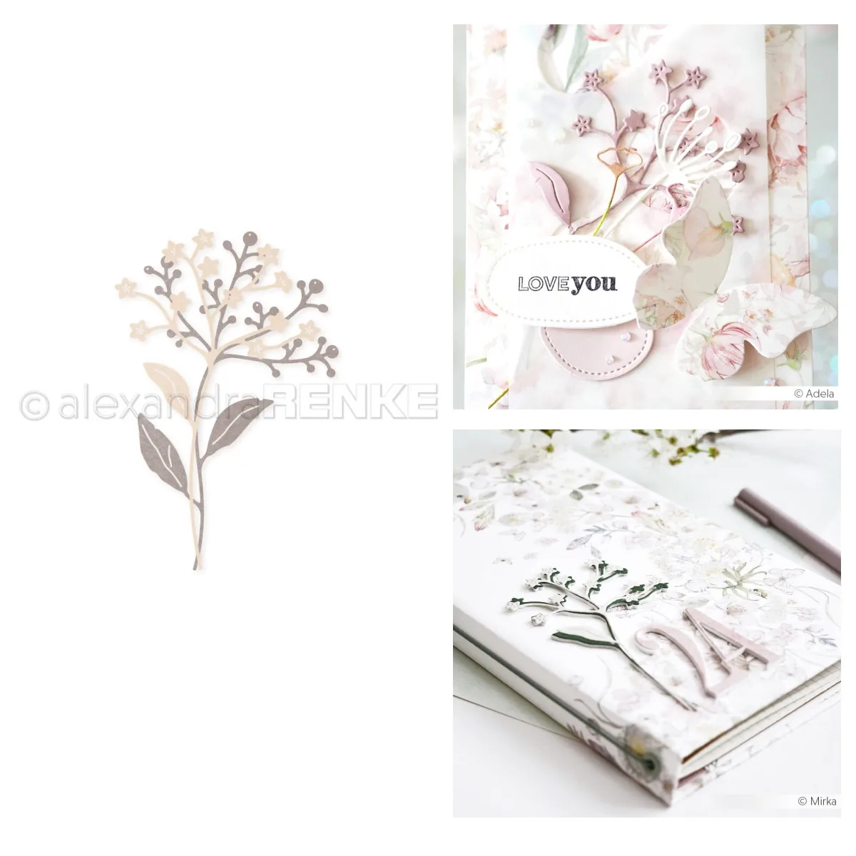 

Flower Branch Metal Cutting Dies for DIY Greeting Gift Cards Making Scrapbooking Craft Paper Decoration New Arrival 2024