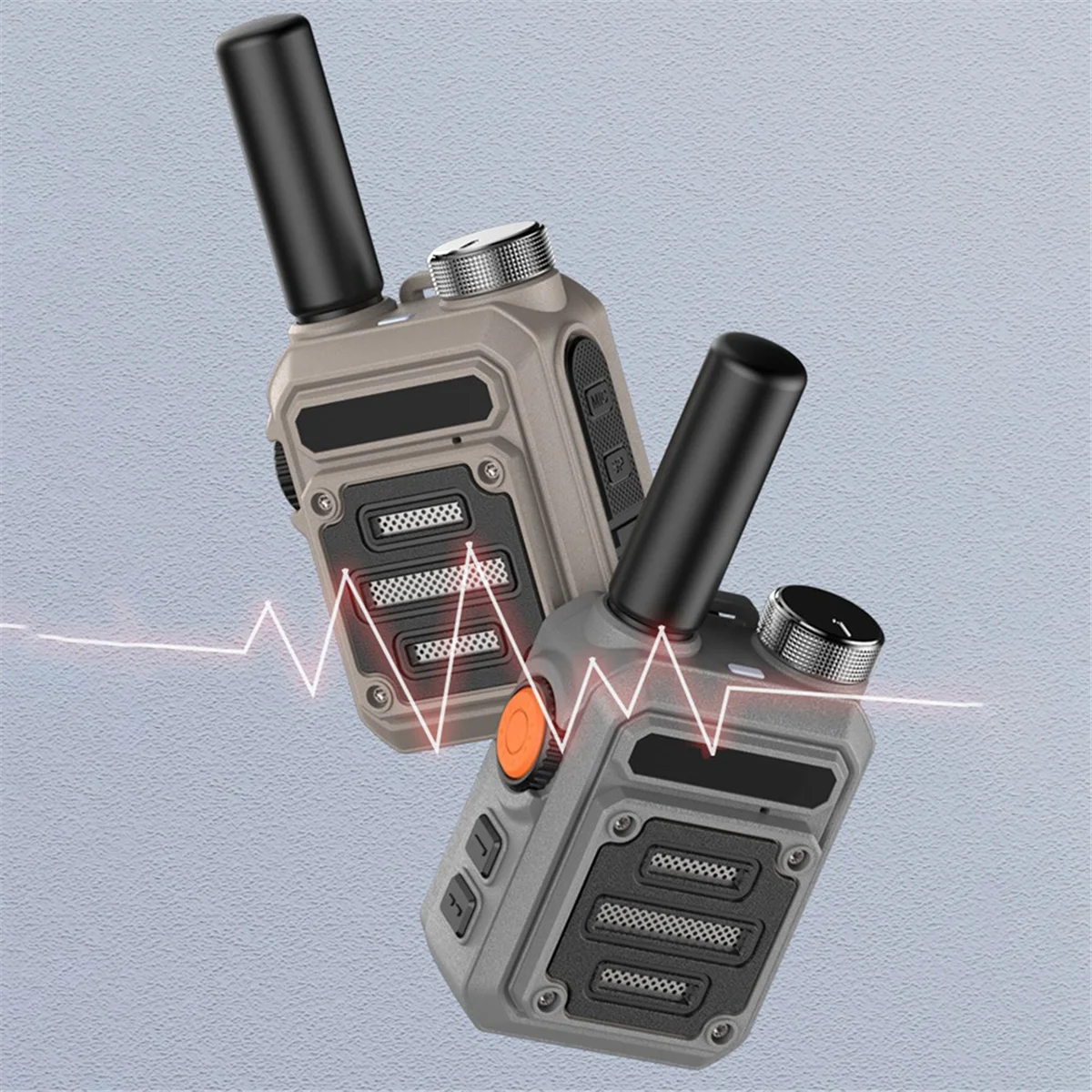 The New G63 Mini Walkie Talkie USB C UHF 400-480 Mhz Fast Scan Copy Scrambler Encrypt Pocket Wireless FM Radio Communication,A