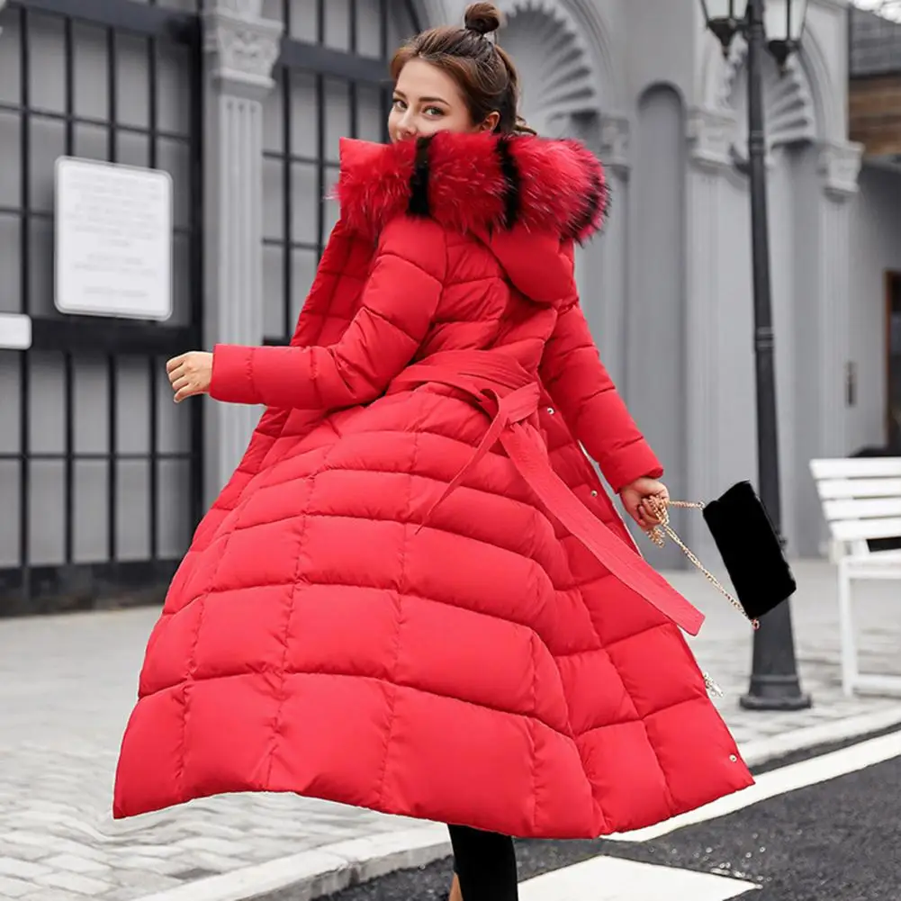 Chaqueta de algodón con capucha desmontable para mujer, chaqueta acolchada con cremallera gruesa coreana, Parka de manga larga de Color sólido, invierno 2024