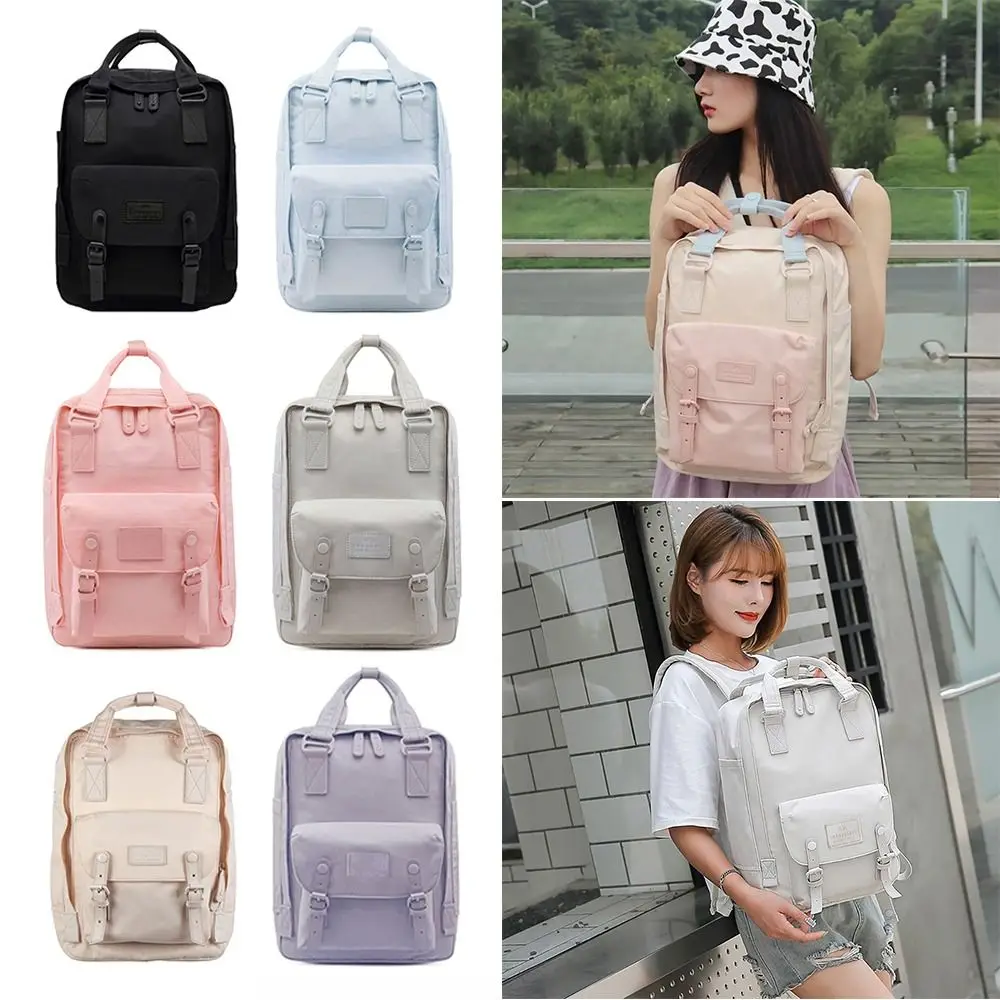 Nylon Work Business Backpacks Waterproof Multilayer Laptop Backpack Adjustable Shoulder Strap Large-Capacity Travel Knapsacks