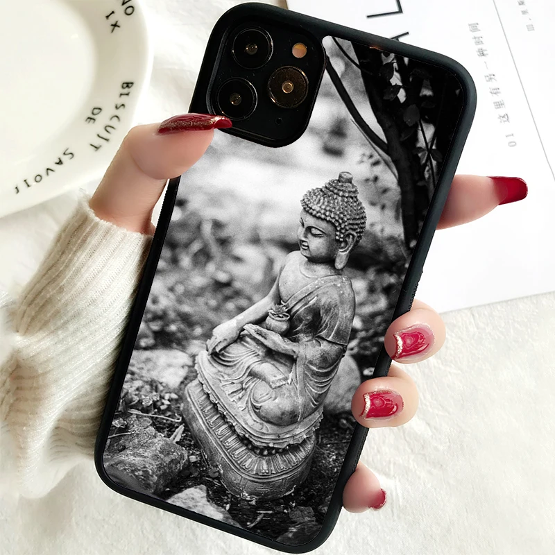 5 5S SE 2020 Phone Cover Case for iPhone 6 6S 7 8 PLUS X XS XR 11 12 13 MINI 14 PRO MAX Rubber Silicone Gautama Buddha