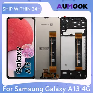 Bilashmart 6.6 LCD Samsung Galaxy A13 A135 A137 LCD Display Digital Touch Screen With Frame Assembly Galaxy A135F A137F Replacement