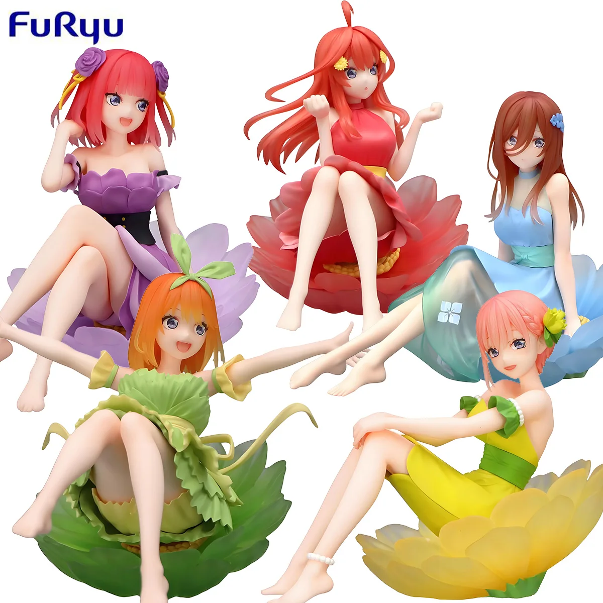 

In Stock Original FURYU The Quintessential Quintuplets Nakano Ichika Nakano Nino Nakano Miku PVC Anime Figure Model Toys