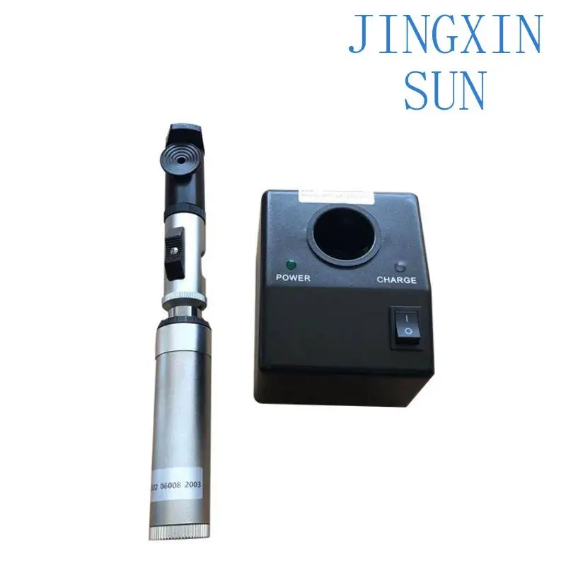 YZ-24B Streak Retinoscope for Ophthalmic Use Rechargeable Digital Retinoscope for Eye Examination Optics Instrument for