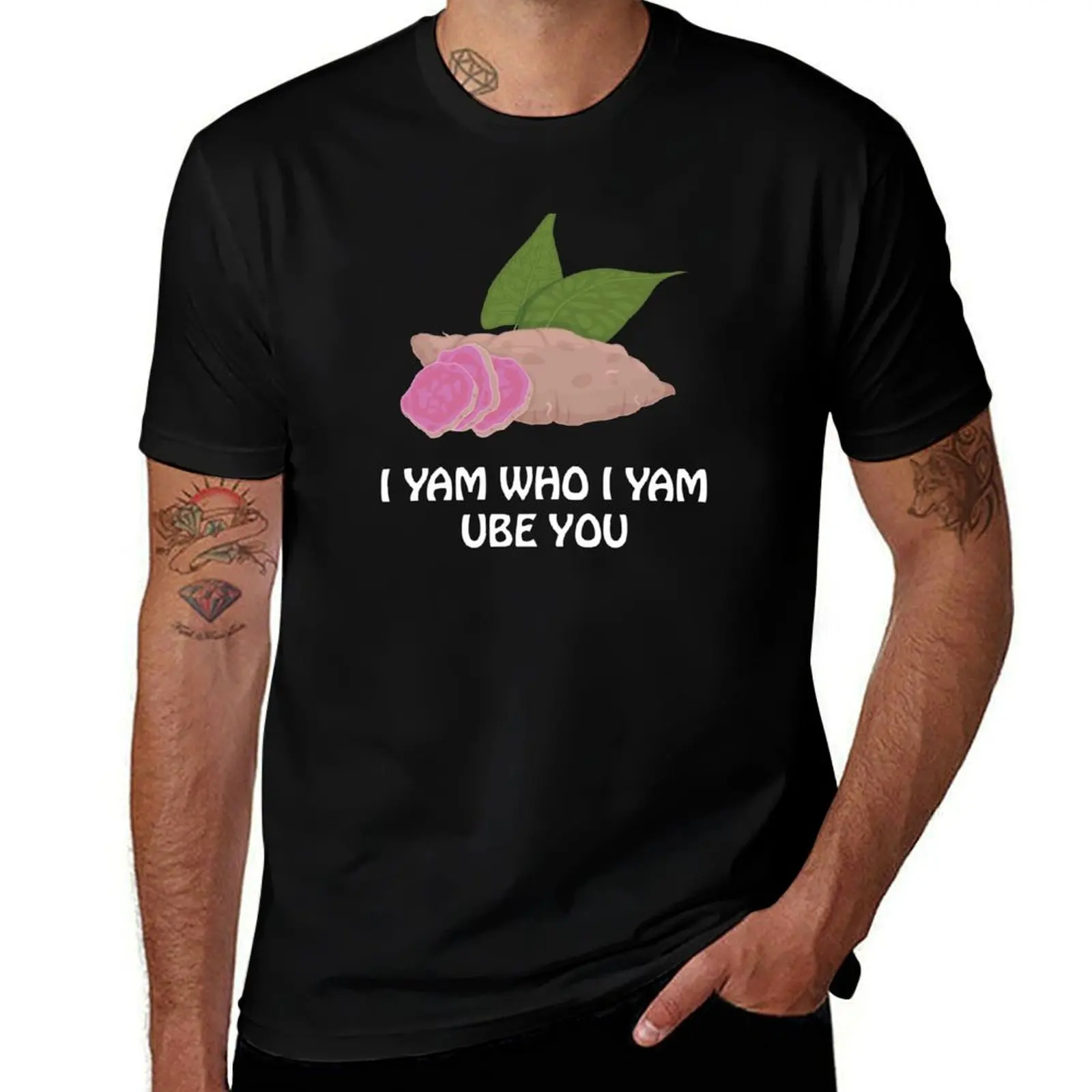

I Yam Who I Yam Ube You Filipino Food product T-Shirt printed t shirts for man man t shirt graphic