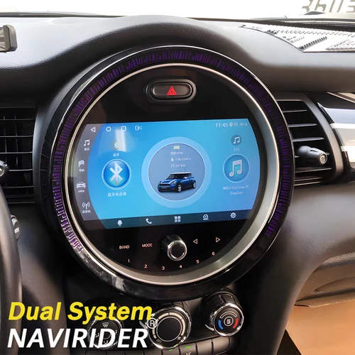 Pantalla Android de doble sistema de 9 pulgadas para BMW Mini F55 F56 NBT 2014 2015 2016 2017 reproductor Multimedia para coche Autoradio Navi Carplay GPS