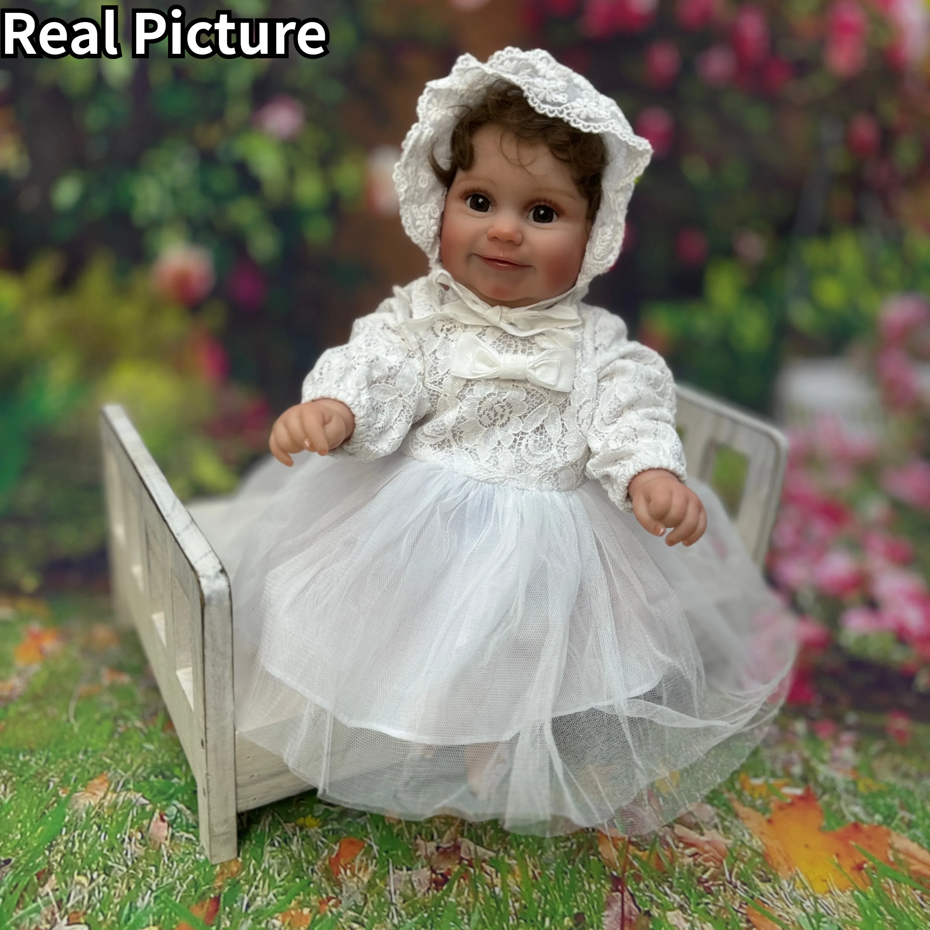 18 Inch bebe reborn muñecas Maddie Doll Waterproof Newborn Babies Girls For Kids Gifts