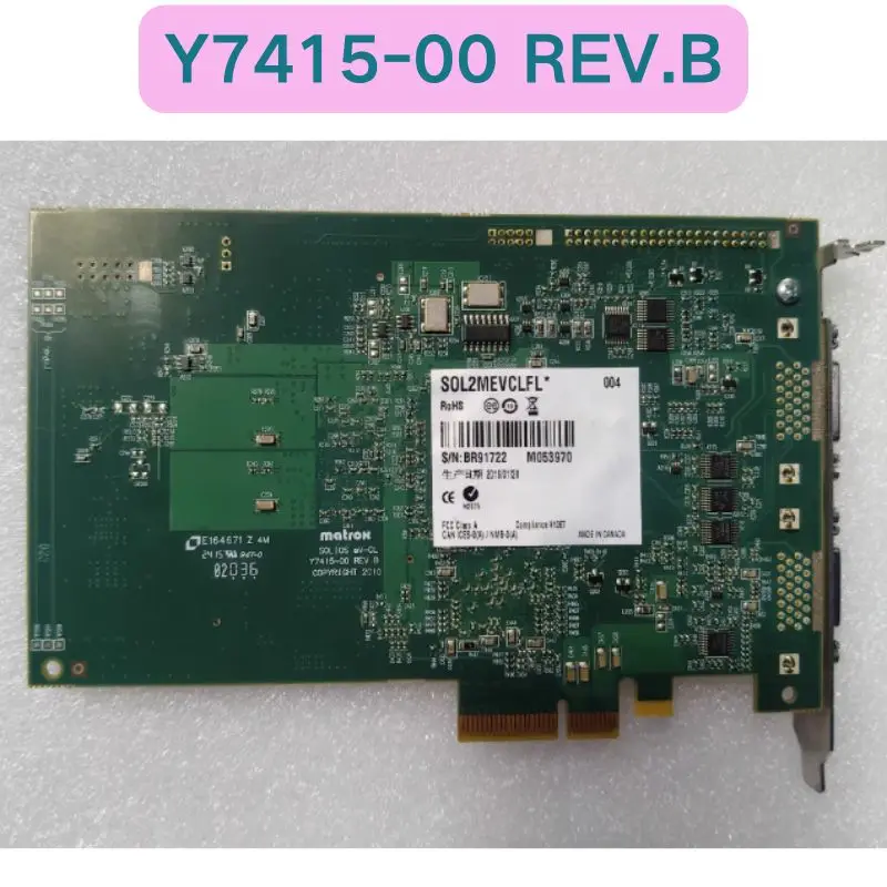 Second-hand Y7415-00 REV.B Image acquisition card Functional test OK Fast delivery