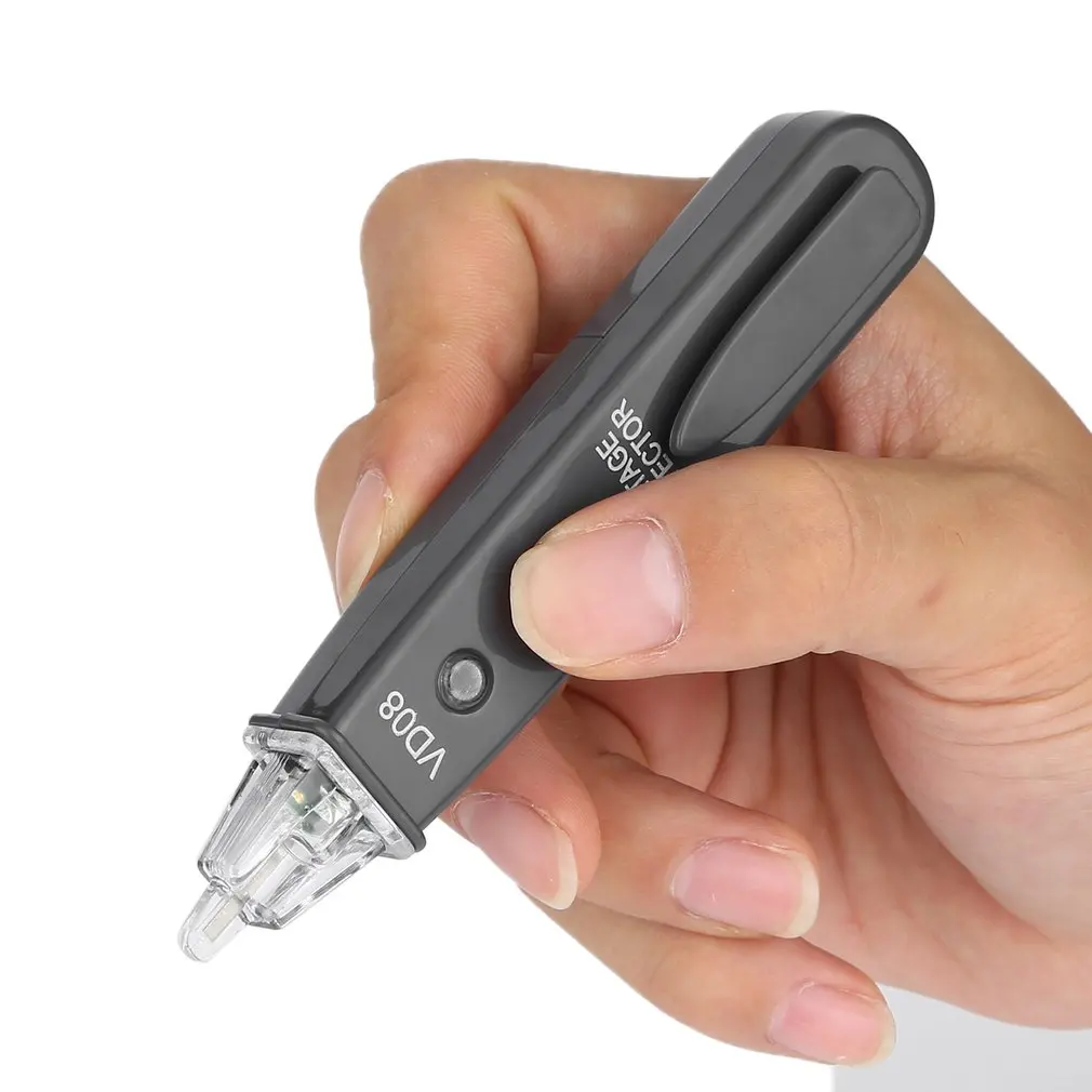 Sem contato Tensão Detector Pen com LED Light Button, AC Circuito & Voltage Tool, Tester Pen Kit
