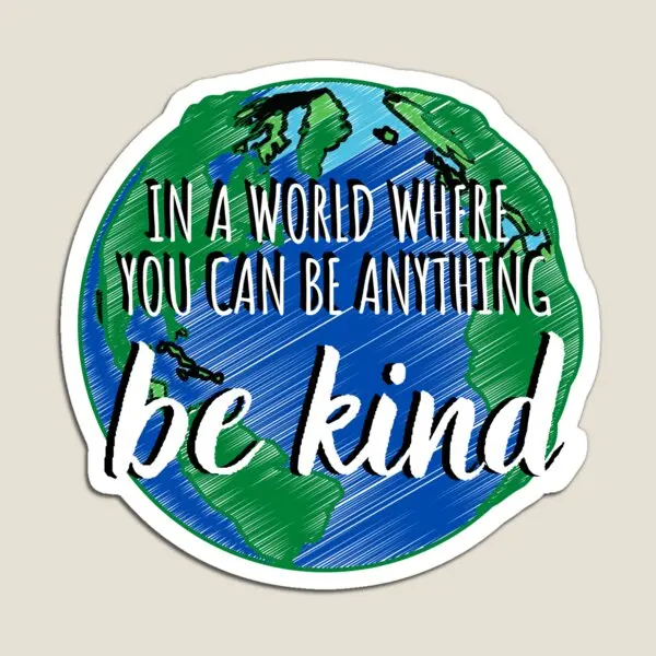 В мире, где вы можете быть чем-либо, магнитный детский Декор, домашние наклейки, милый держатель для детской игрушки