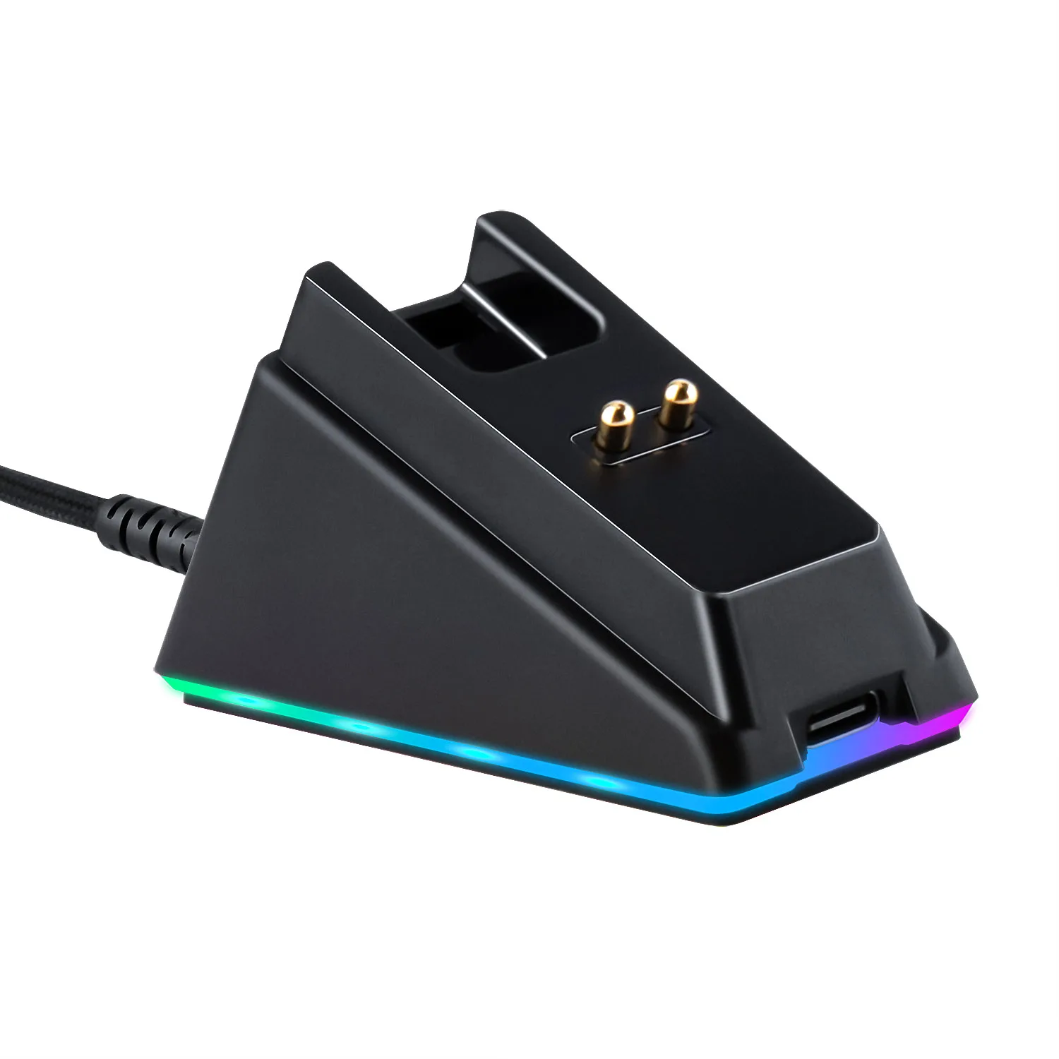 Chroma RGB Charging Dock for Razer Wireless Mouse DeathAdder V2 Pro,Naga Pro,Viper Ultimate,and Basilisk Ultimate Mouse