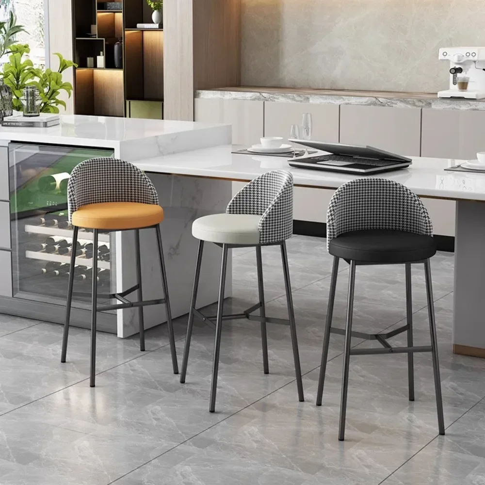 

Nordic Modern Chair Design Breakfast Bar Beauty Salon Mid Century Furniture Chairs Transparent Taburete Alto Home Furnitures