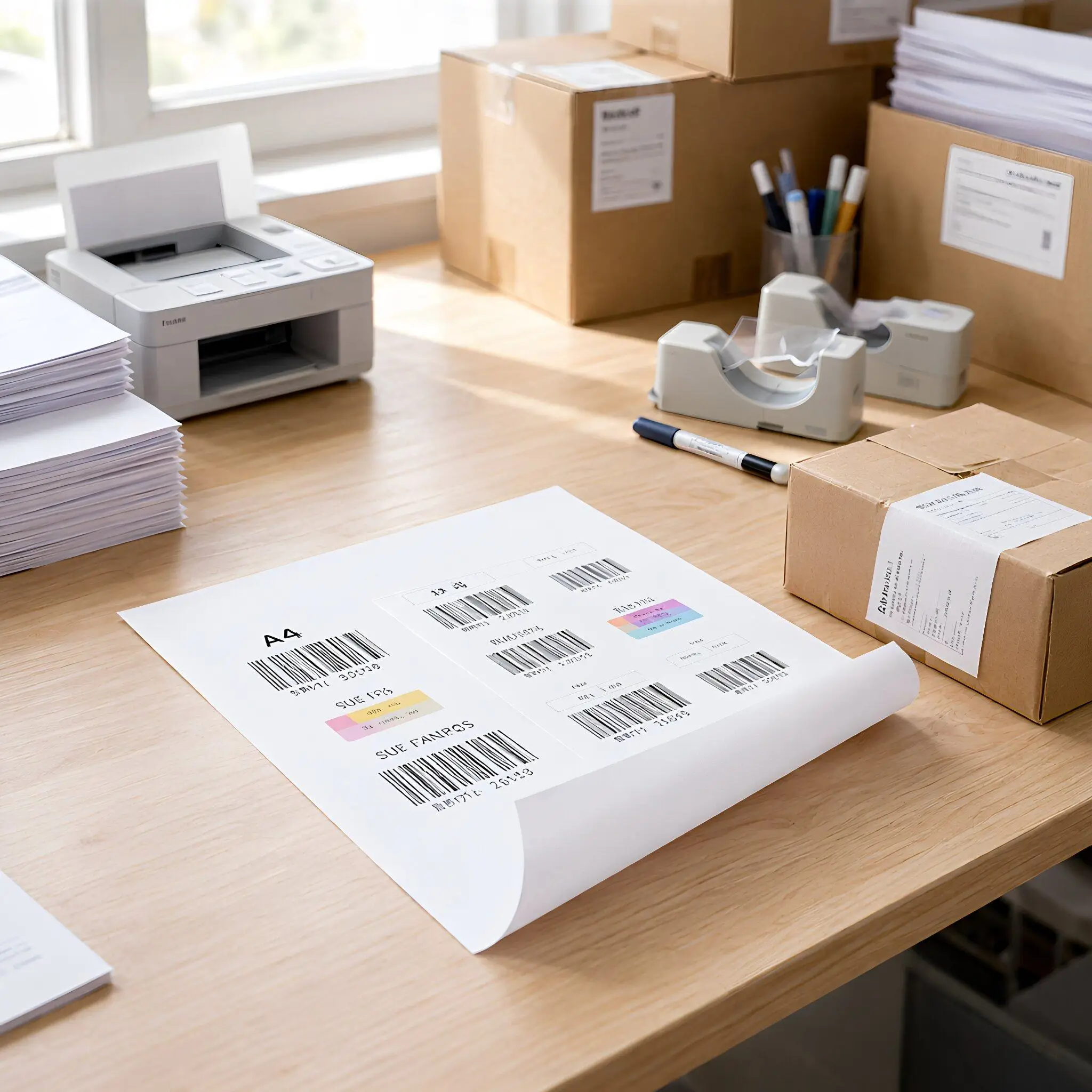 100-hojas-de-papel-adhesivo-blanco-mate-formato-a4-para-imprimir-con-impresoras-de-inyeccion-de-tinta-ideales-para-etiquetas-de-envio-de-productos-y-uso-en-la-oficina