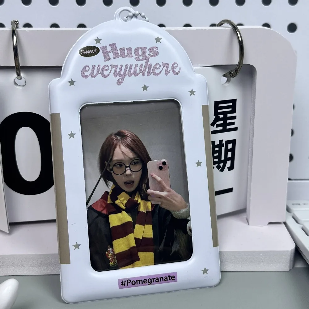 لطيف الكرتون Photocard حامل Kawaii الحلو حامل البطاقة البلاستيكية بطاقة حماية غطاء البطاقة بطاقات الحافلة #1