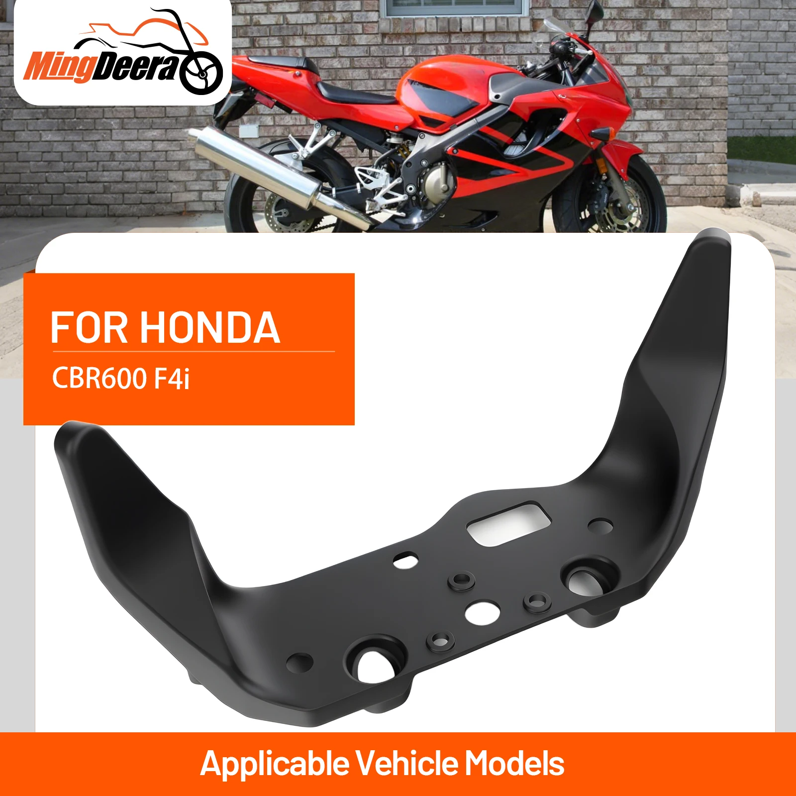 

Для Honda CBR600 F4i 2001-2006 кронштейн фары мотоцикла, передний верхний кронштейн мотоцикла, кронштейн обтекателя, кронштейн для мотоцикла