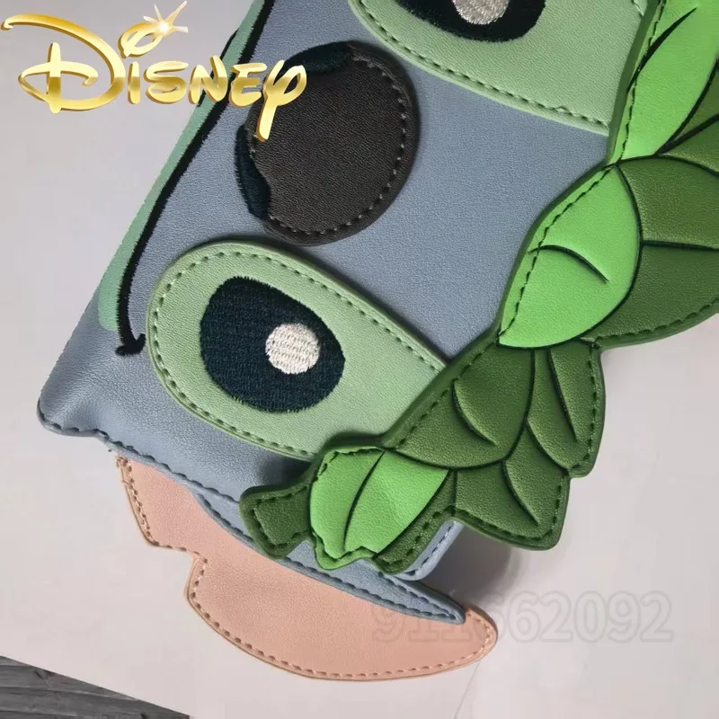 Disney's New Stitch Long Wallet Luxury Brand Fashion Loungefly Wallet Large Capacity Multiple Card Slots Women's Coin Purse