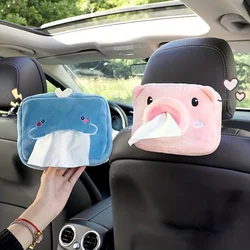 1pc Car Tissue Box Holder, Car Cartoon Tissue Holder, Creative And Cute Car Tissue Case Box