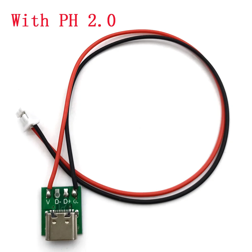 5pin MICRO USB To DIP Adapter Female Connector B Type-c PCB Converter Switch Board Mother Seat Data Line Wire Cable Transfer