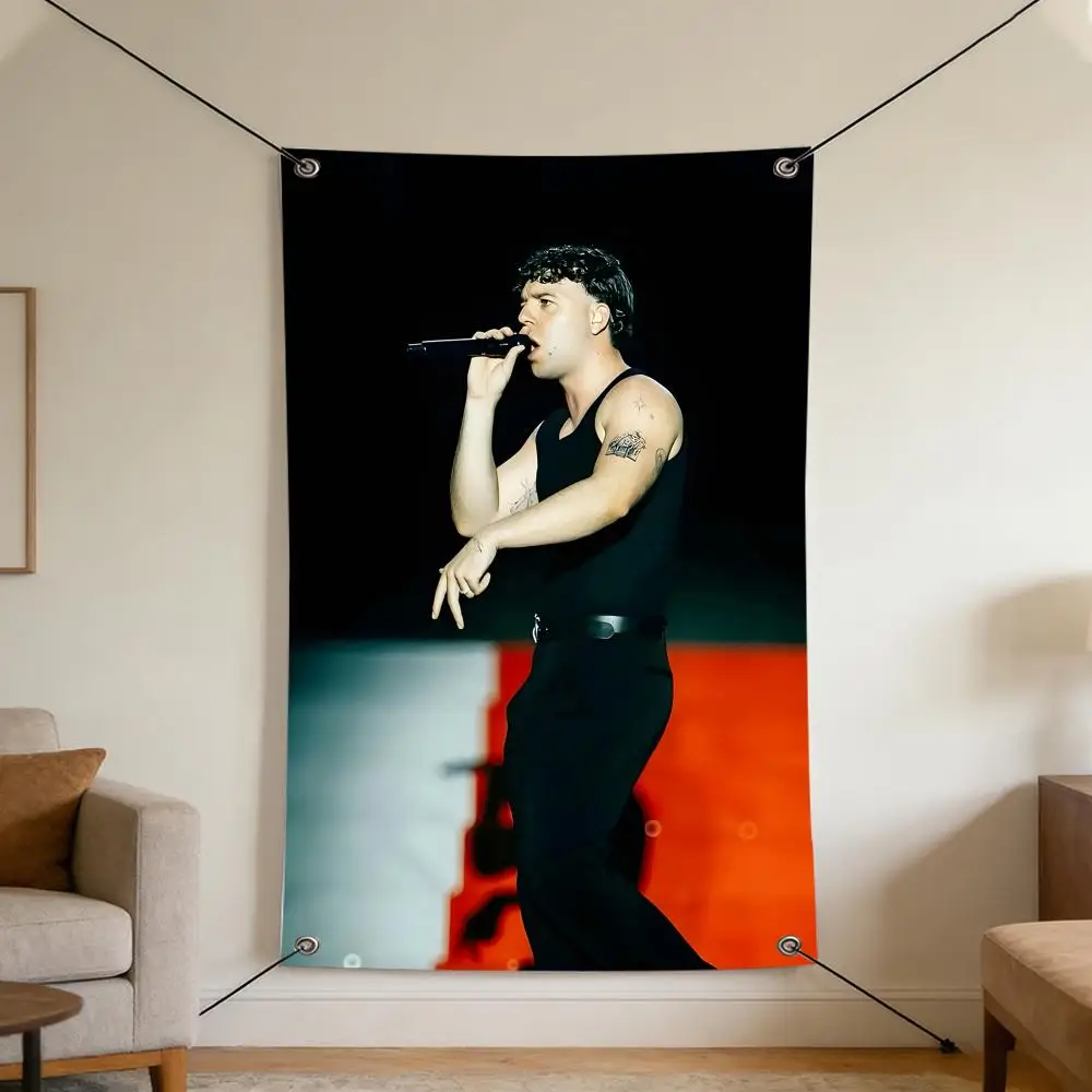 Music Rapper Quevedo Flags Flags are suitable for festival celebrations, birthday parties, outdoor camping, and home decor