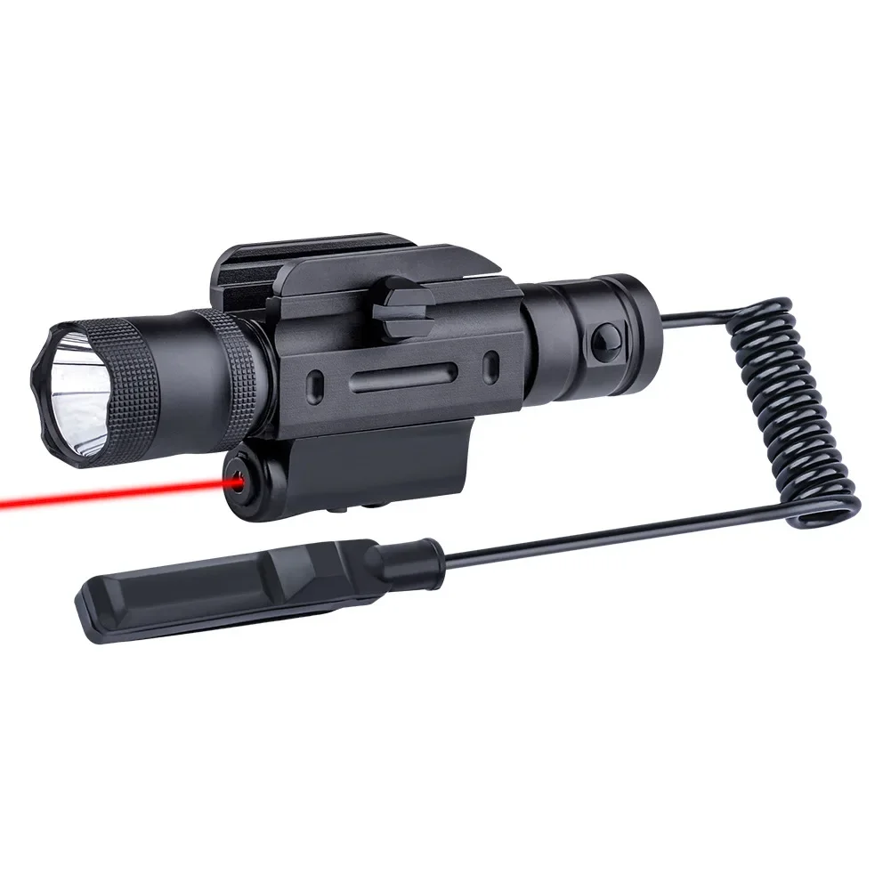 Imagem -02 - Richfire-optical Weaponlight Lanterna com Laser Quick Detach Arma Tática Luz Strobe Red Dot Sight Cr123a 600lm