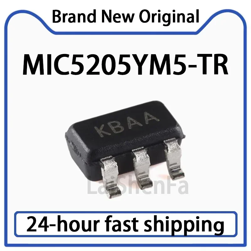 10PCS MIC5205YM5-TR…