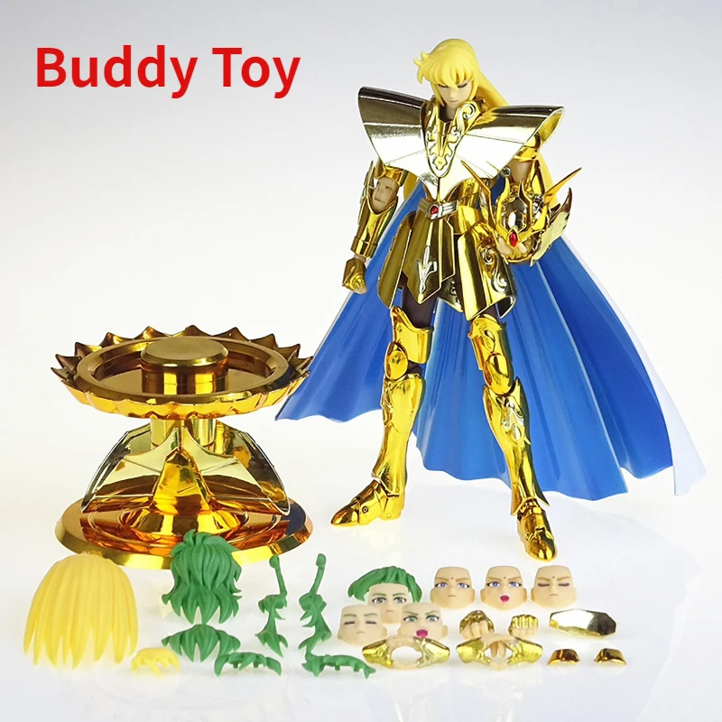 In Stock CS Model Saint Seiya Myth Cloth EX Virgo Shaka Gold Knights of The Zodiac Metal Armor Anime Action Figure Toys