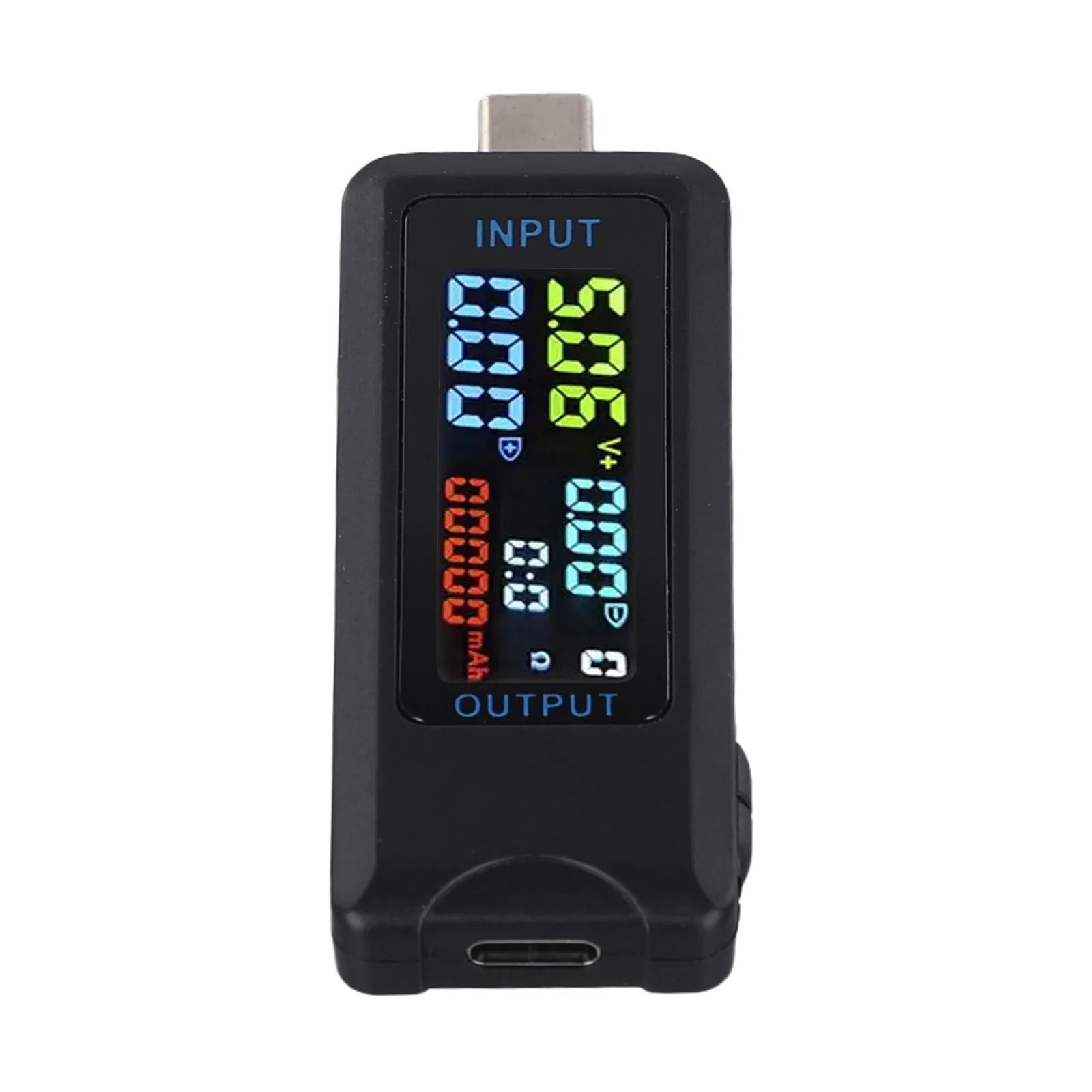 Digital Voltage Current Meter and Power Capacity Tester for Charger Detection and Multi Parameter Measurement Display