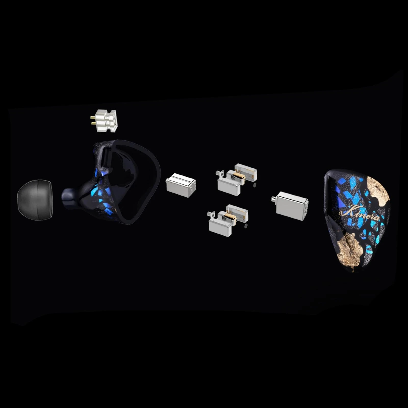 Kinera Skuld Wired Hifi Best In Ear IEMs Earphone Knowles Premium 5BA Driver Monitor with Detachable 2pin Balanced 4.4mm Cable